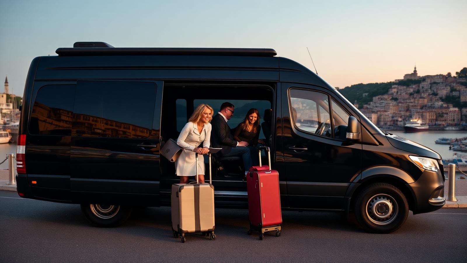 Van Mercedes V-Class 7 places conduit par Alain pour le transport de groupe, Access Prestige Taxi
